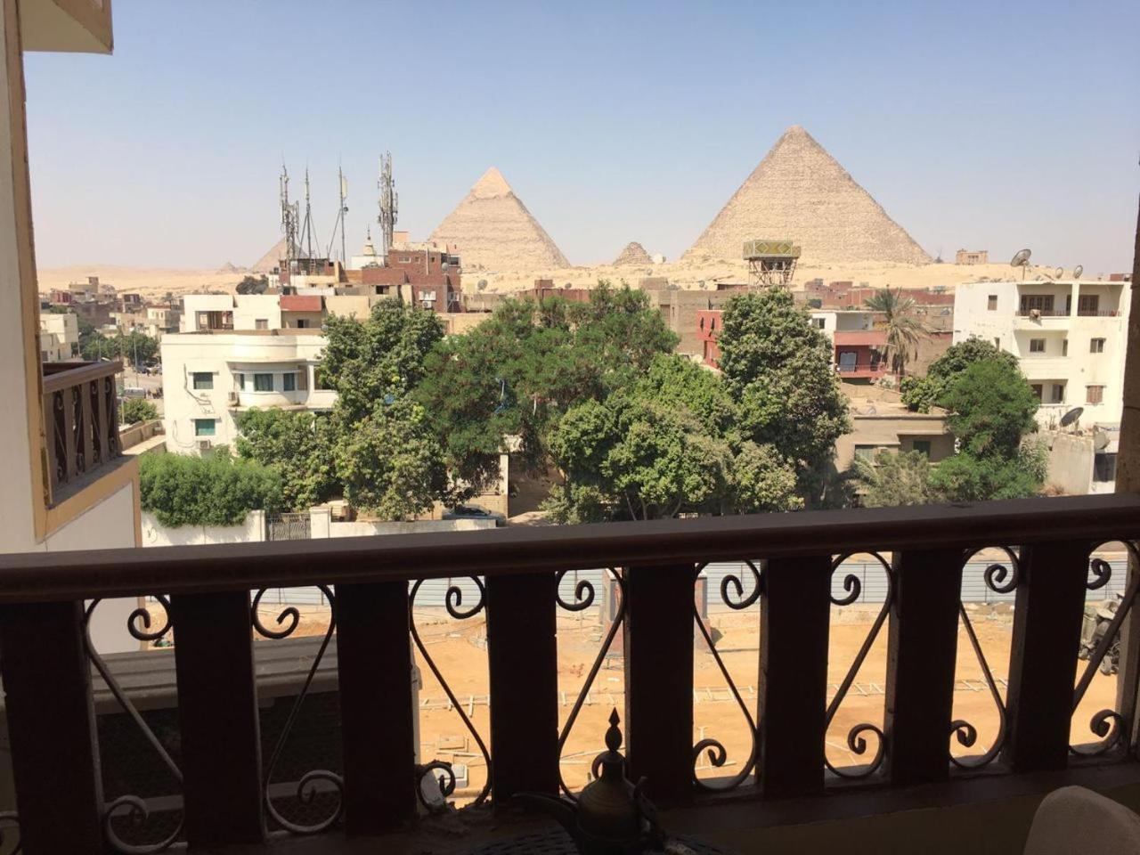 El Aida Pyramids View Hotel Kafret el-Gabal Exteriör bild