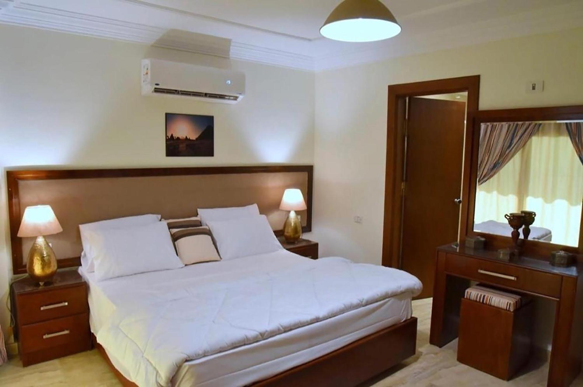 El Aida Pyramids View Hotel Kafret el-Gabal Exteriör bild