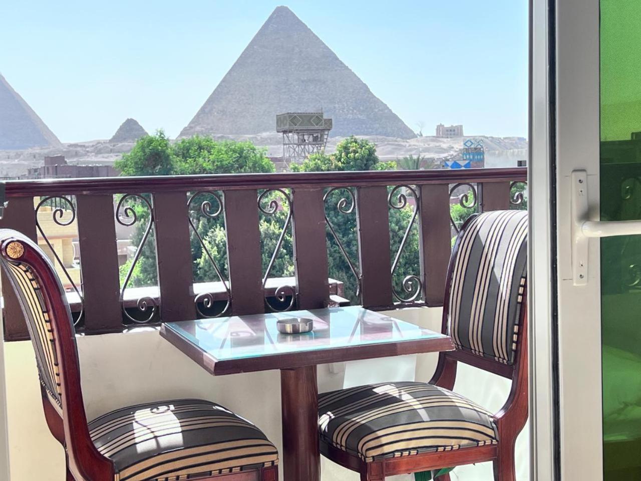 El Aida Pyramids View Hotel Kafret el-Gabal Exteriör bild