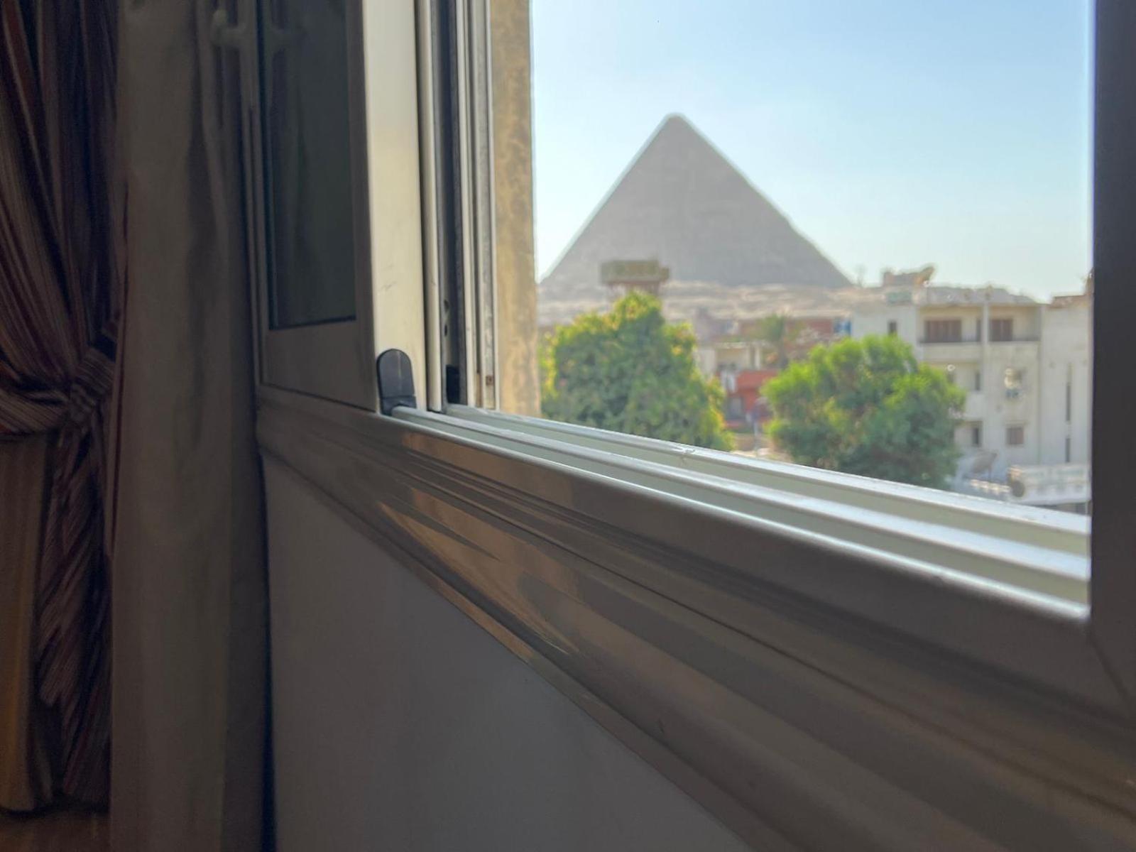 El Aida Pyramids View Hotel Kafret el-Gabal Exteriör bild