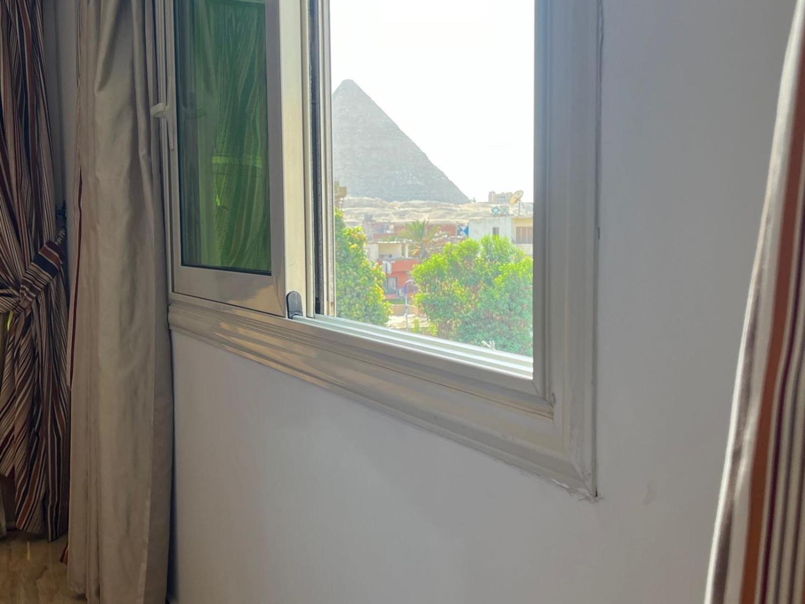 El Aida Pyramids View Hotel Kafret el-Gabal Exteriör bild