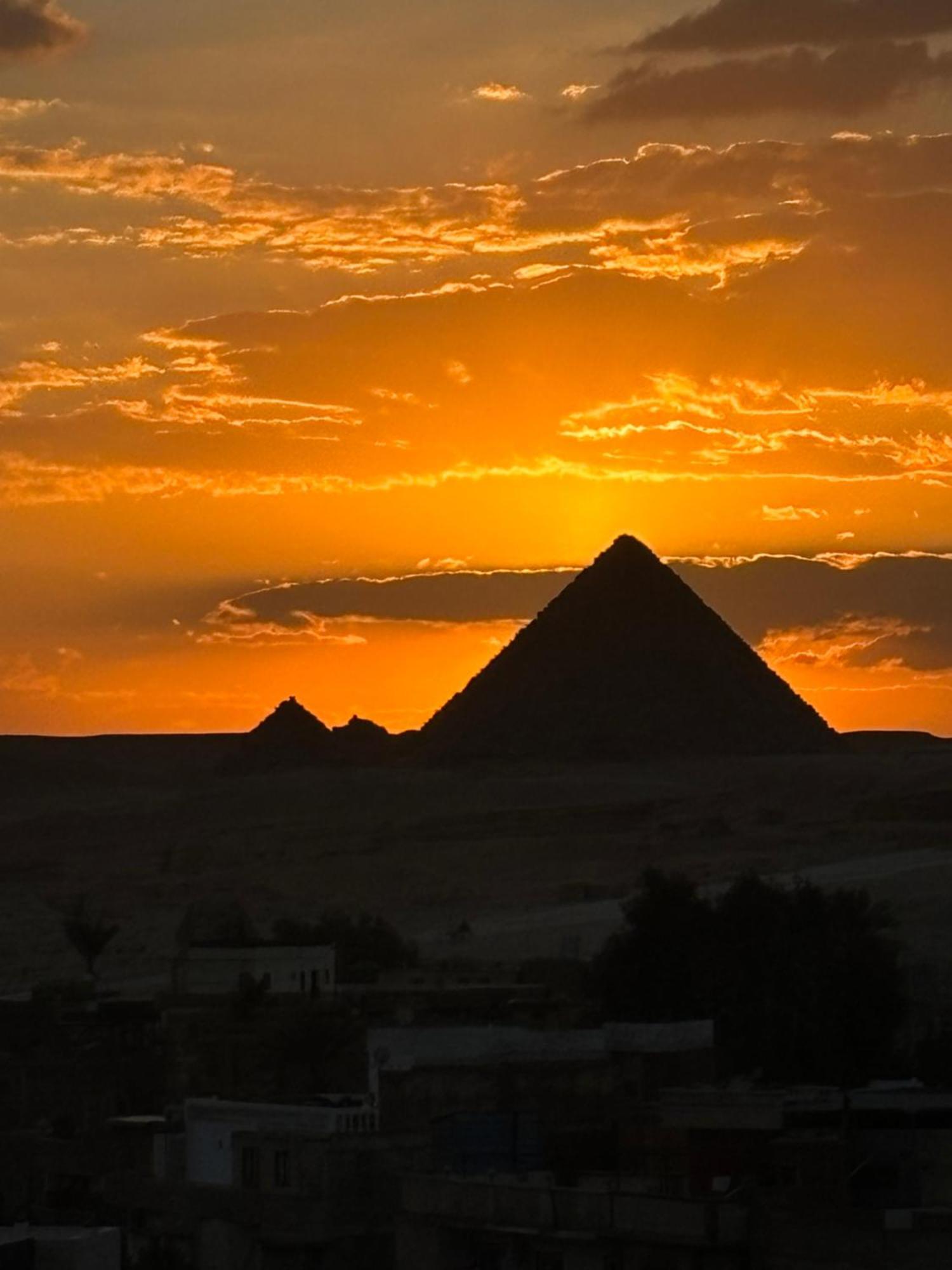 El Aida Pyramids View Hotel Kafret el-Gabal Exteriör bild